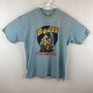 70's Belton Booze Is The Answer T-Shirt Size Large